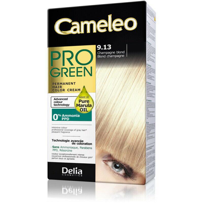 Professional Delia Cameleo Pro Green Permanent Hair Color Dye 0% Ammonia