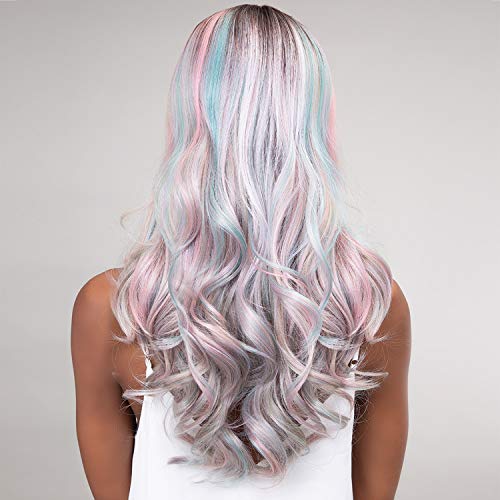 Janet Collection Human Hair Blend Color Me 6 inch Deep Center Part Lace Front Wig - LOVELY