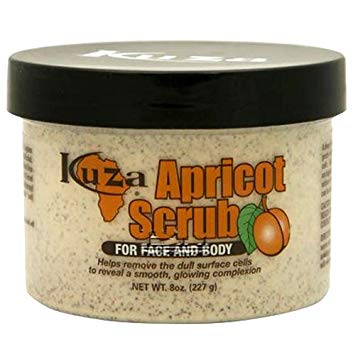 Kuza Face & Body Apricot Scrub - 8 Oz