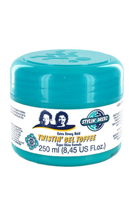 Stylin' Dredz Twistin' Gel Toffee Extra Strong Hold 250m