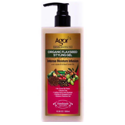 Agor Organic Flaxseed Styling Gel Intense Moisture Infusion - 300ml