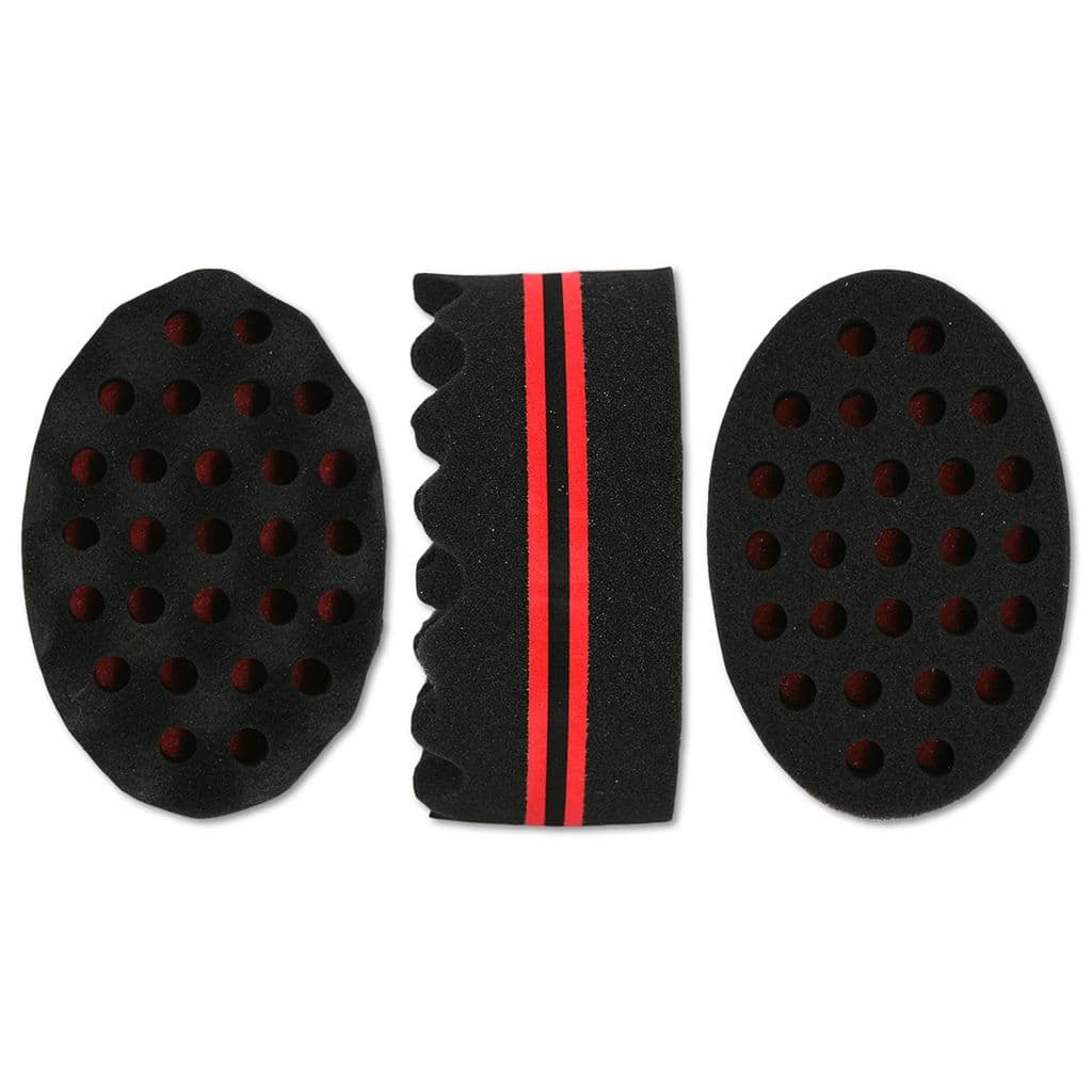 General Purpose Hair Twist Double-Sided Sponge Brush #E