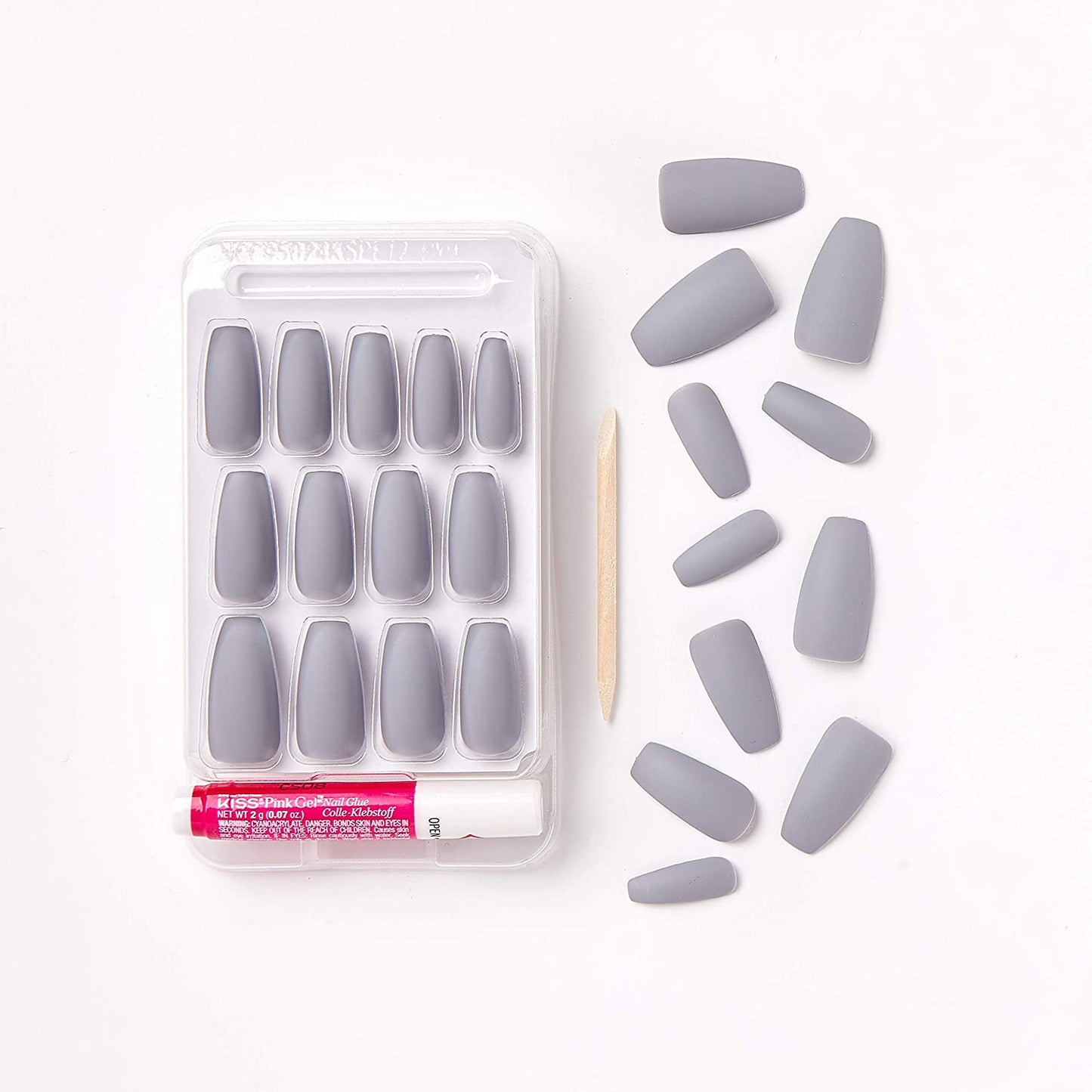 KISS GoldFinger Gel Glam Manicure Nails GFC09