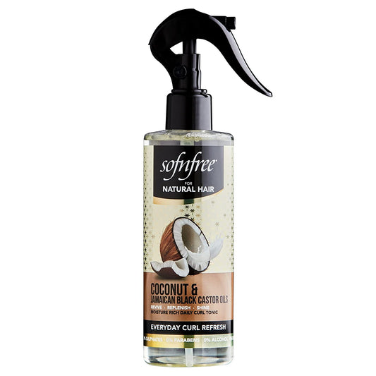 Sof N' Free Coconut & Jamaican Black Castor Oil Everyday Curl Refresher 8.12 oz