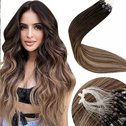 Dress Maker 100 Human Remy European Hair Extensions Micro Loop Hair