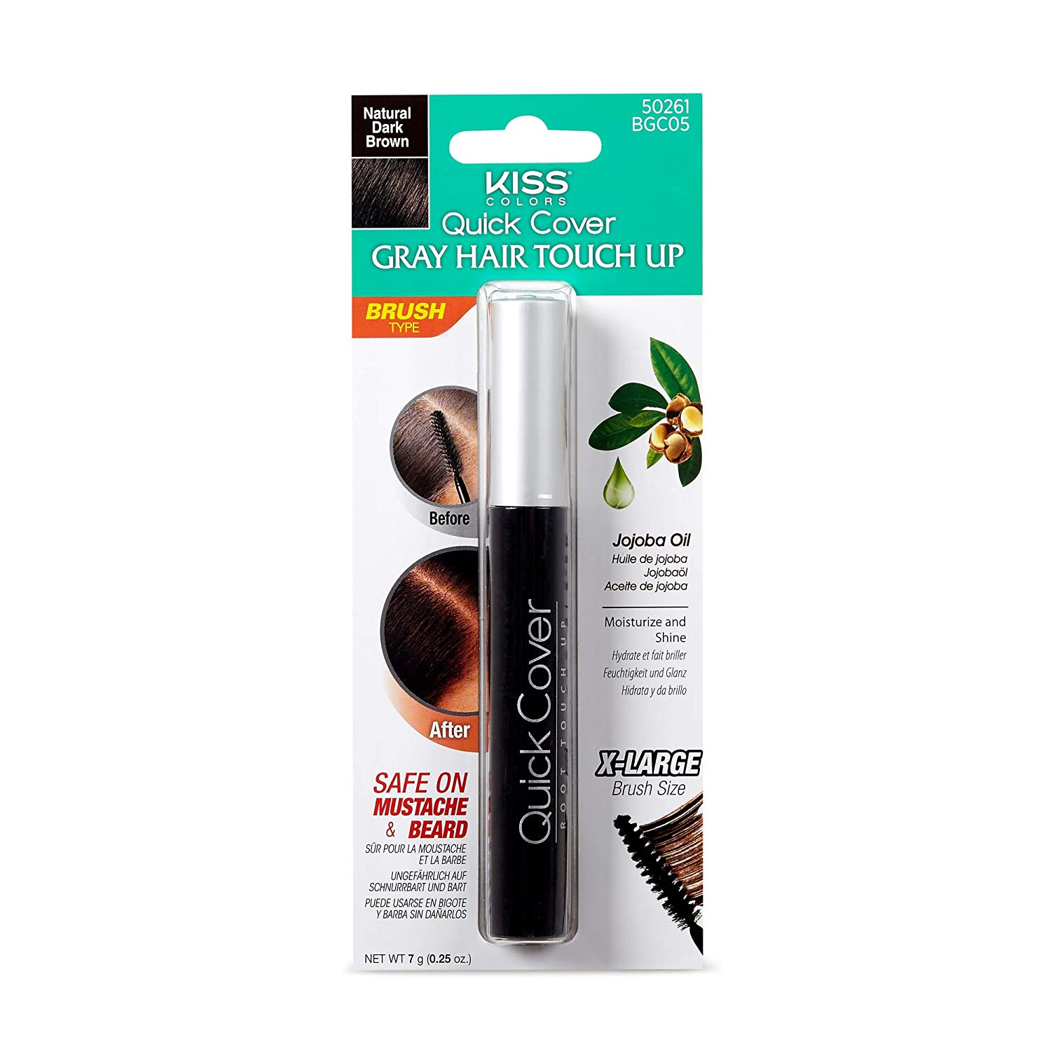 Kiss Colors Quick Cover Brush-In Color Touch Up - Keep