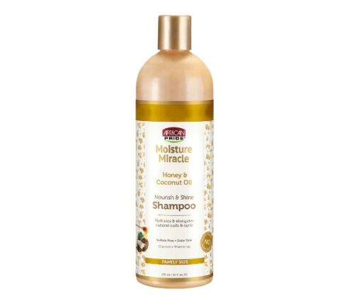 African Pride Moisture Honey & Coconut Oil Shampoo - 354ml