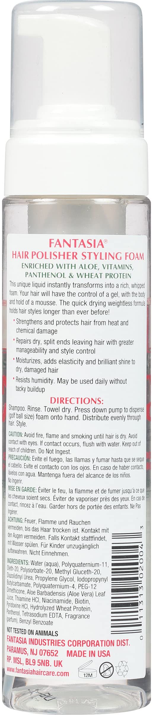 Fantasia Ic Hair Polisher Styling Foam- 251Ml