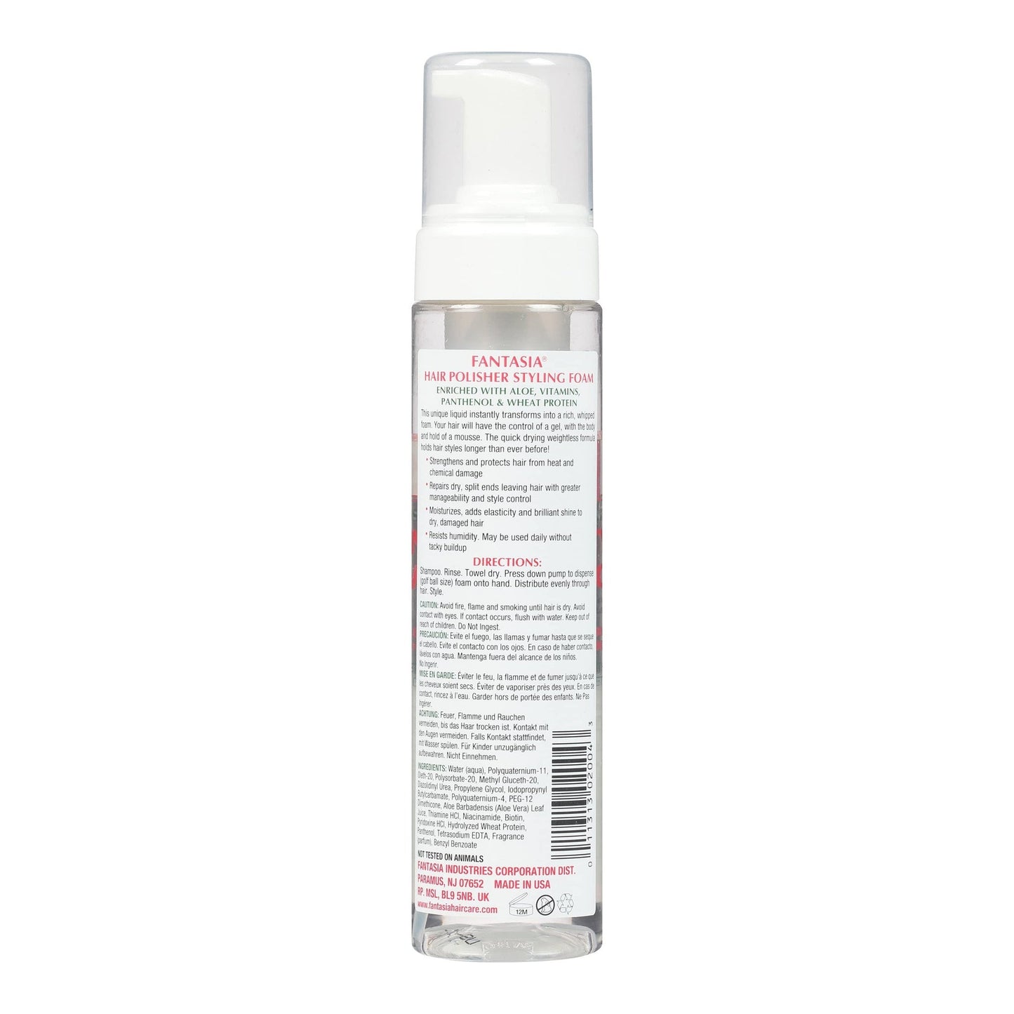 Fantasia Ic Hair Polisher Styling Foam- 251Ml - product detail | CC Hair & Beauty