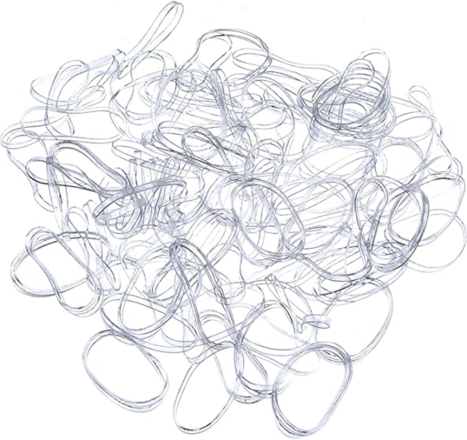 Murry clear Elastic Bands 300pcs