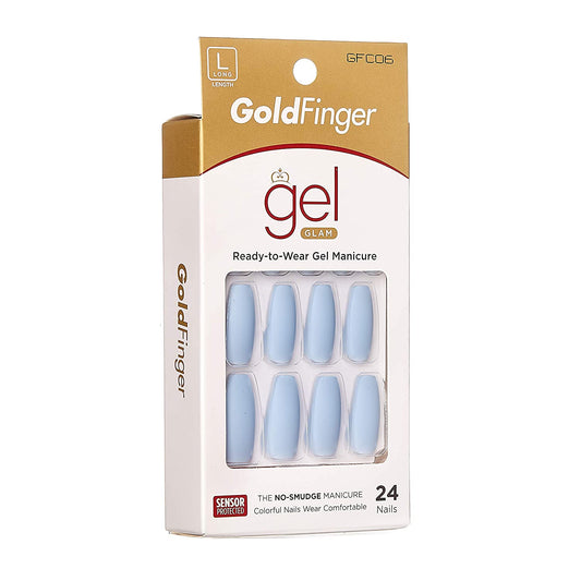 KISS GoldFinger Gel Glam Manicure Nails GFC06