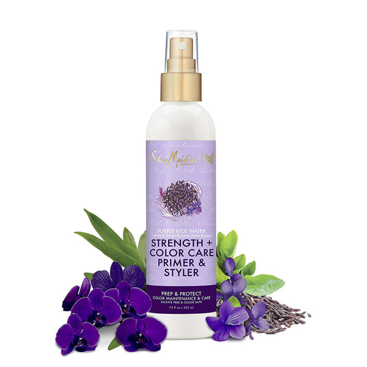 Shea Moisture Purple Rice Water Strength & Color Care Primer & Styler 222ml/7.5 oz