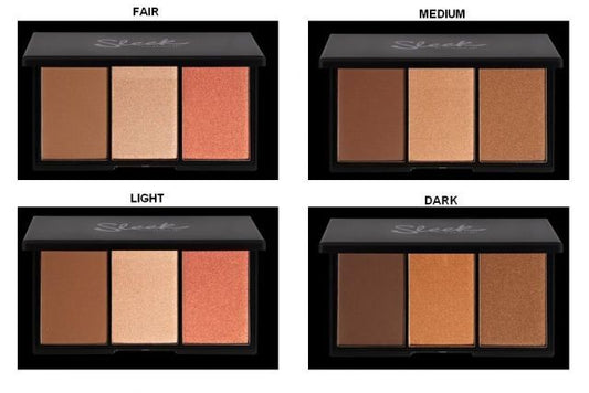 Sleek Face Form Contouring & Blush Palette