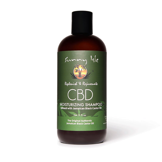 SUNNY ISLE JAMAICAN BLACK CASTOR OIL MOISTURIZING CBD SHAMPOO 12OZ