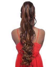 Janet Collection Everytime Drawstring Ponytail – Mulberry