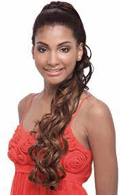 Janet Collection Everytime Drawstring Ponytail β Mulberry