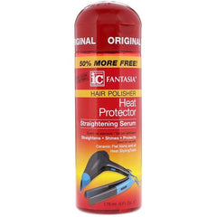 Fantasia Ic Hair Polisher Heat Protector Straightening Serum - 6Oz | Shop at CC Hair & Beauty UK