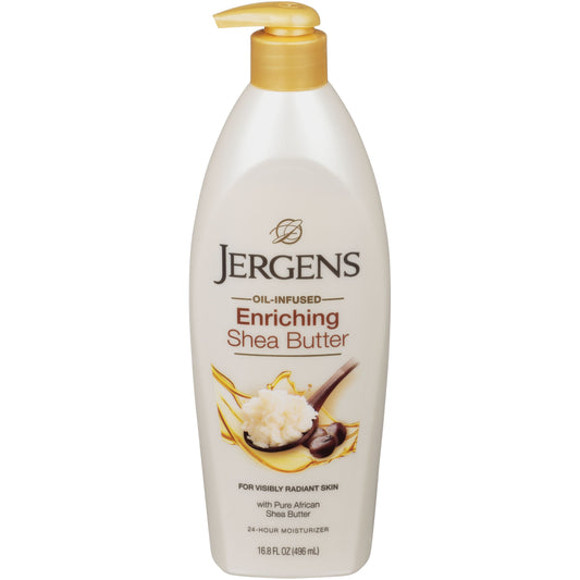 JERGENS Oil-Infused Enriching Shea Butter Moisturiser 16.8 fl oz