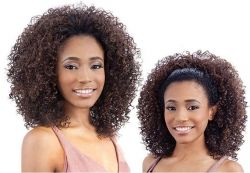 Model Model Drawstring Full Cap Syn HalfWig- Moon Walk