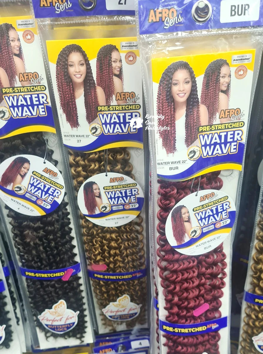 Afro Sens Crochet Braid Water Wave - 22"