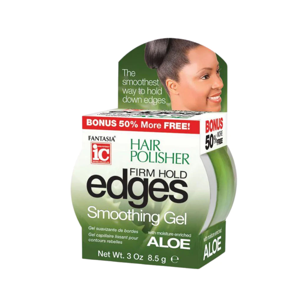 Fantasia Ic Hair Polisher Firm Hold Edges Smoothing Gel - 3 Oz