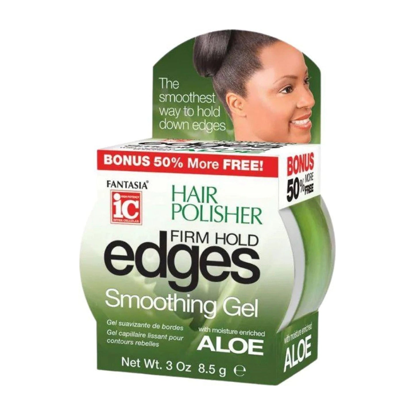 Fantasia Ic Hair Polisher Firm Hold Edges Smoothing Gel - 3 Oz | Shop at CC Hair & Beauty UK