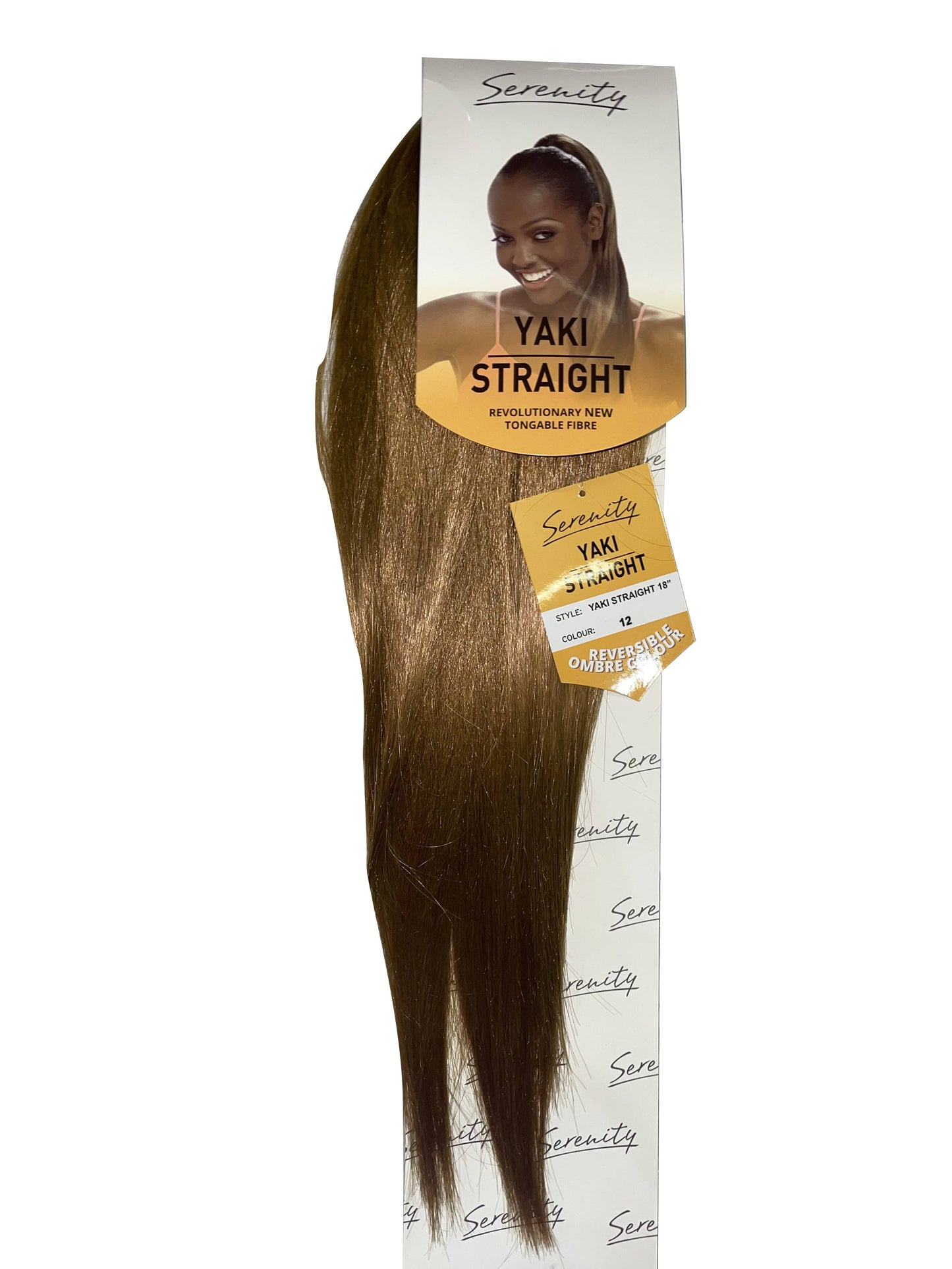 Serenity heat resistant reversible synthetic Pony Tail Yaki Straight 26''