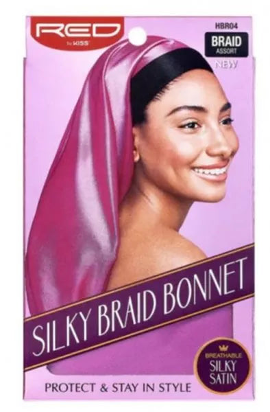 Red By Kiss Wide Edge Silky Braid Bonnet - Available in 5 diffrent colors