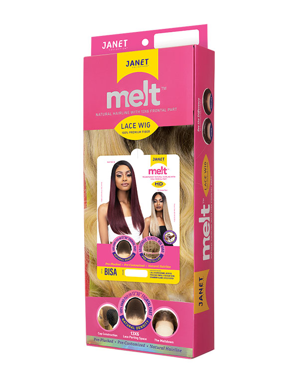 Janet Collection Melt 13x6 Lace Wig Premium Synthetic Hair - Bisa