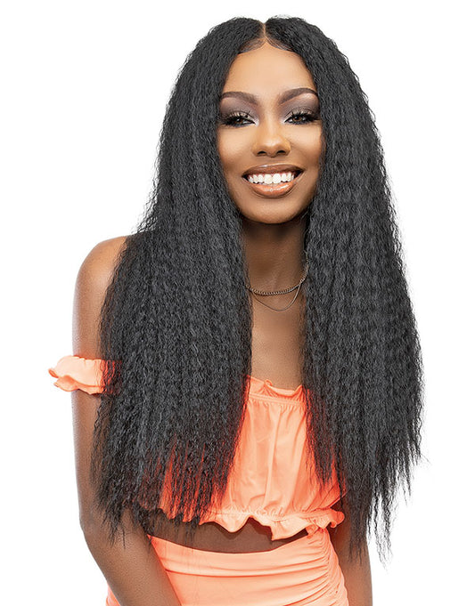 Janet Collection Melt Hd 13x6 Lace Premium Synthetic Hair Wig - Kinky 28"