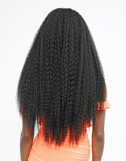 Janet Collection Melt Hd 13x6 Lace Premium Synthetic Hair Wig - Kinky 28"