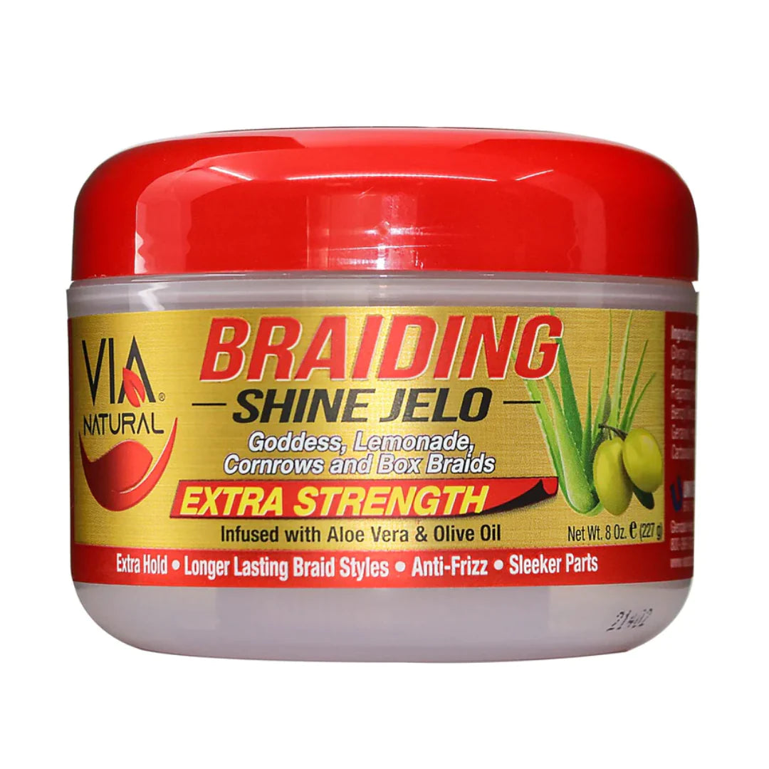 VIA Braiding Shine Jelo Extra Strength - 8oz