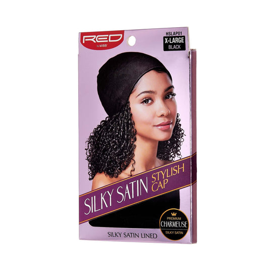 Red By Kiss Silky Satin Stylish Cap- HSLAP01
