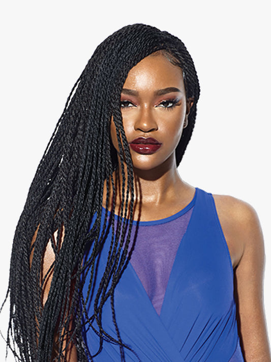 Sensationnel Cloud9 Ruwa 4x4 Swiss Braided Lace Front Wig - Senegal Twist 32 inches