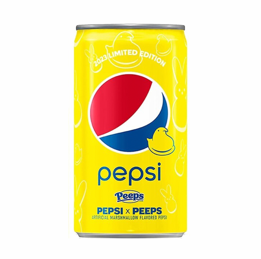 Pepsi x Peeps Limited Edition Soda 222ml - BEST BEFORE DATED 10 JULY '23