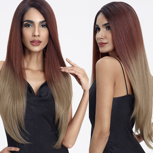 Sleek Human Hair Blended Premium Wig - Stella Wig
