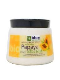 Bio SkinCare Exfoliating Papaya Skin Whitening Scrub - 500ml