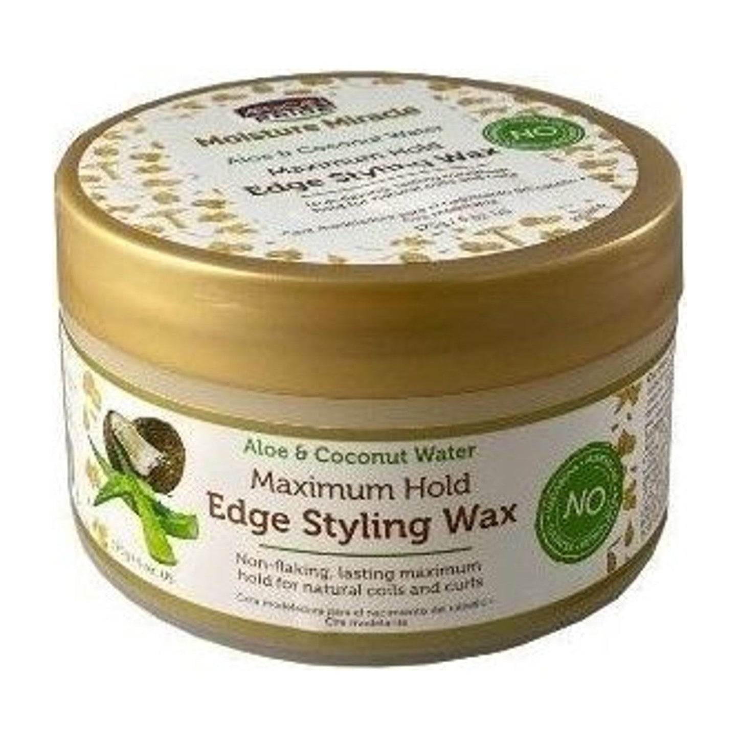 African Pride Maximum Hold Edge Styling Wax 6Oz - product detail | CC Hair & Beauty