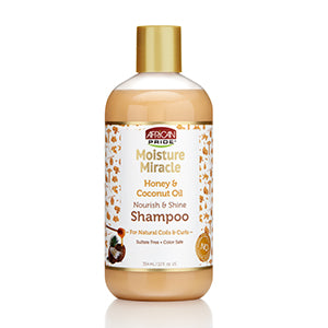 African Pride Moisture Miracle Shampoo 12 Oz