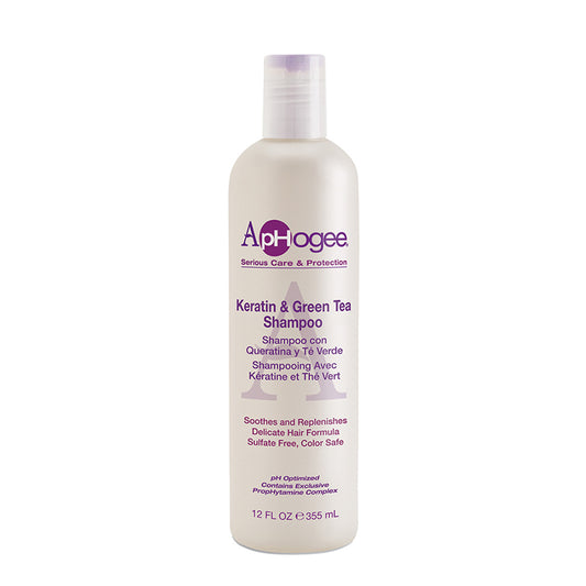 ApHogee Keratin & Green Tea Shampoo - 12 Oz