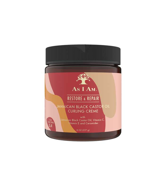 As I Am - Restore and Repair Curl Cream - Jamaican Black Castor Oil 8oz