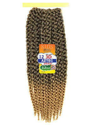Aftress 12 3D Aztec Braids 12"