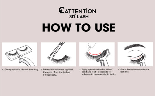 EBIN New York Moonstone Mink Cat 3D Lashes