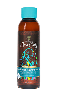 AS I AM Born Curly Nourishing Hair & Body Oil
