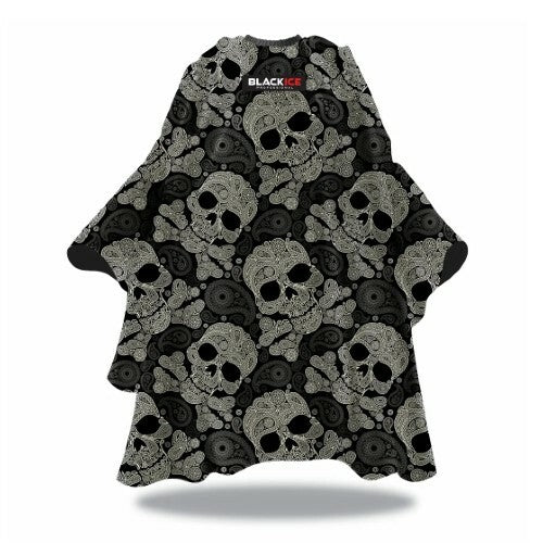 Black Ice Professional Barber Cape – Paisley Skull BVE009PAI
