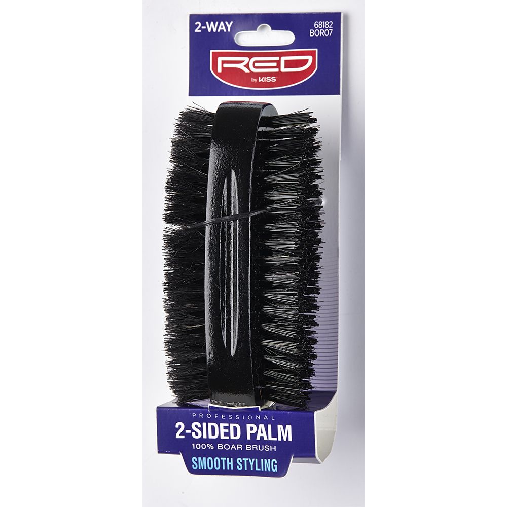 Red by Kiss PROFESSIONAL 2-Sided Palm Bristle Brush
