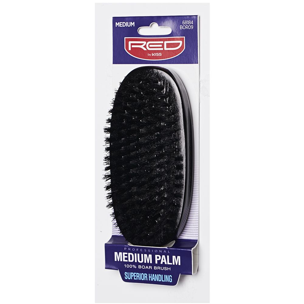 Red by Kiss PROFESSIONAL 100% Boar Medium Brush