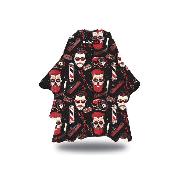 Black Ice Hipster Barber Cape #BVE009HIP