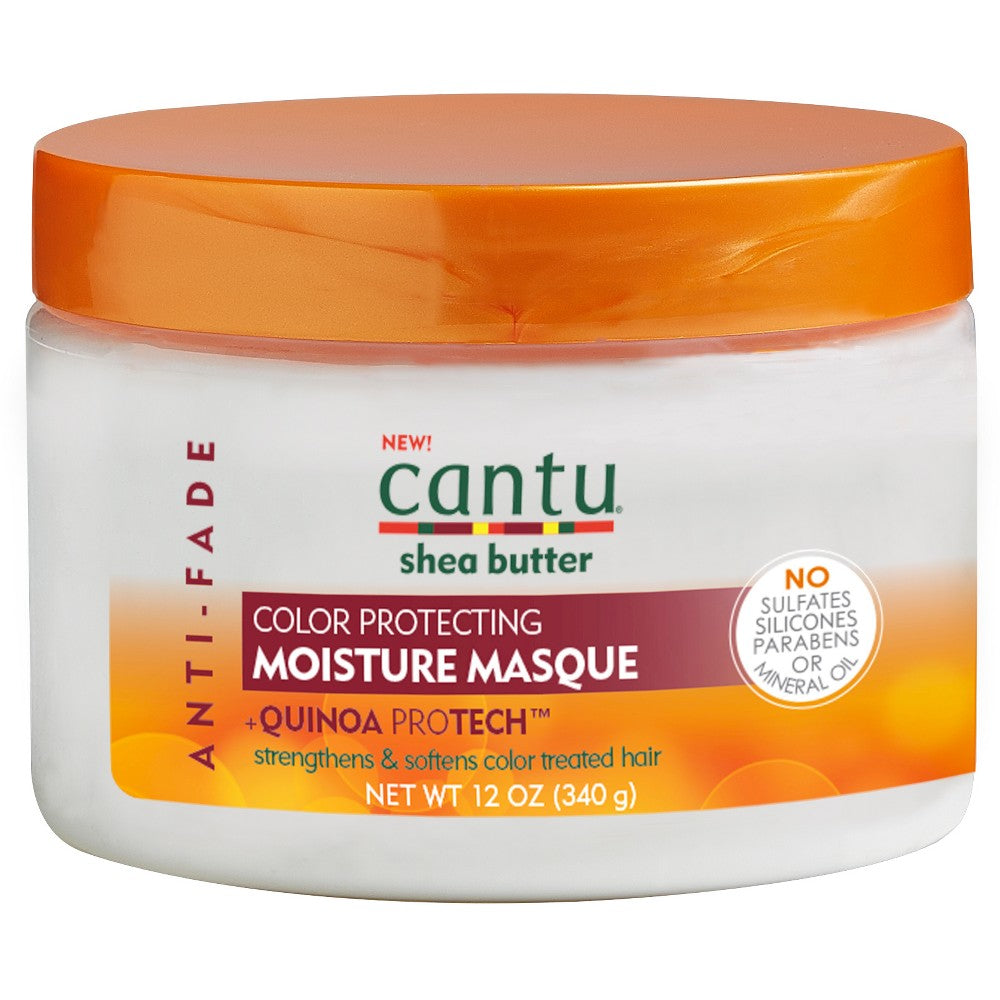 CANTU SHEA BUTTER ANTI-FADE COLOR PROTECTING MOISTURE MASQUE 12 OZ