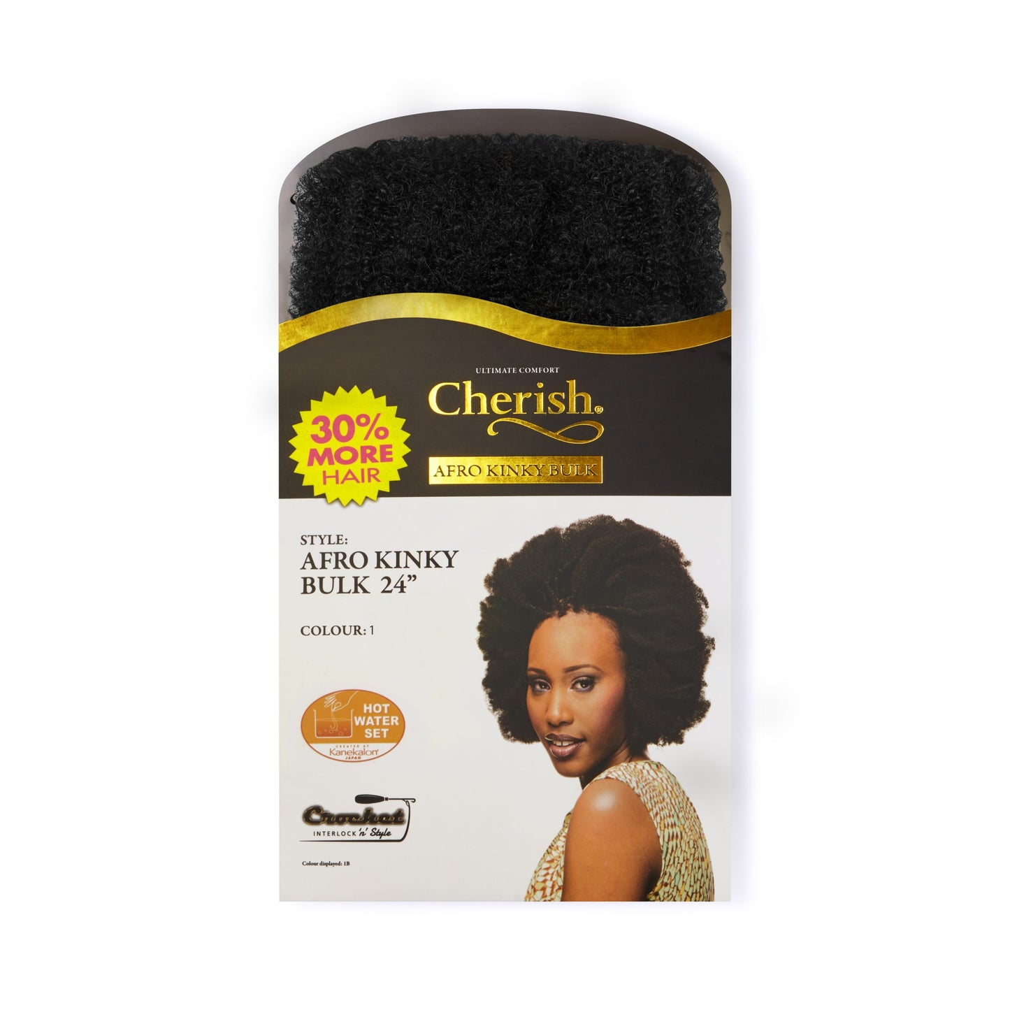 Cherish Afro Kinky Bulk 24"
